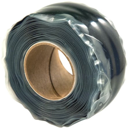 Quickcable Silicone Tape, Black, 10 ft. Roll, PK25 507110-025